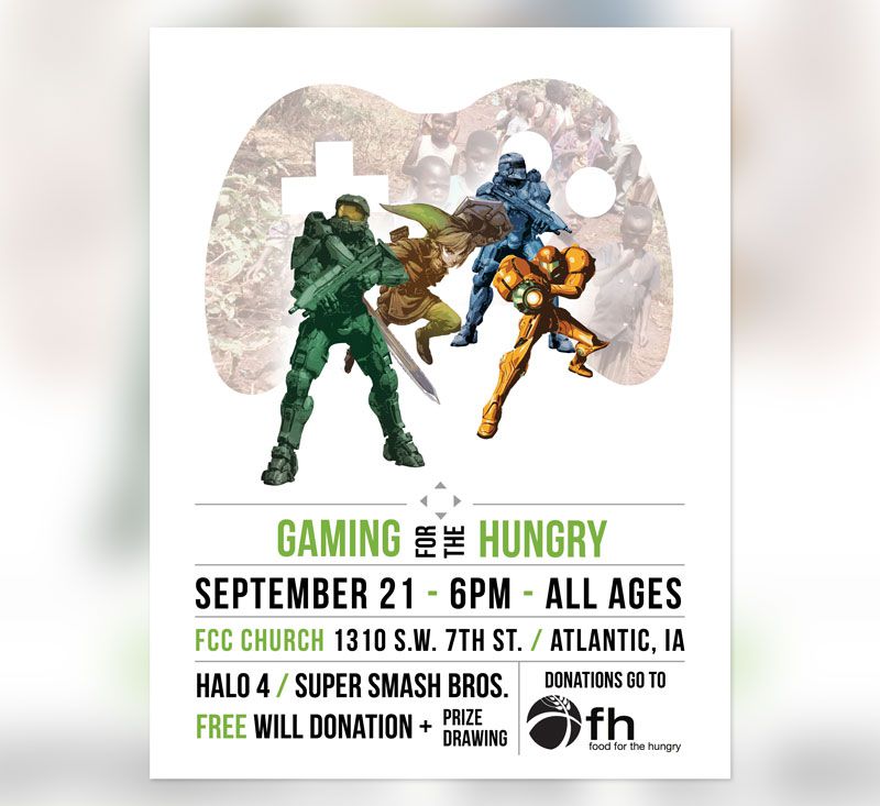 gaming for the hungry poster